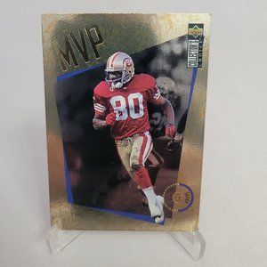 Jerry Rice 1996 Upper Deck Collectors Choice MVP M42 Gold Foil
